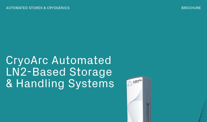 CryoArc Automated LN2-Based Storage & Handling Solutions Flyer