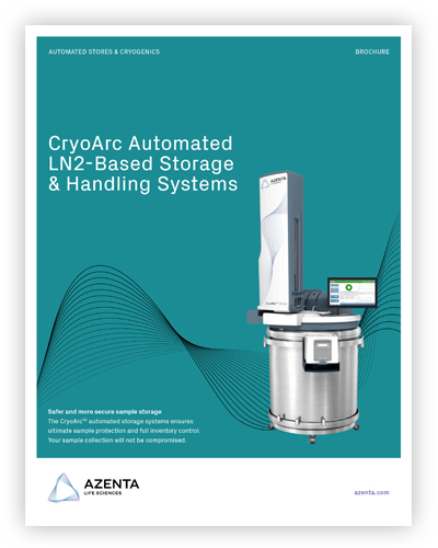 CryoArc Automated LN2-Based Storage & Handling Solutions Flyer