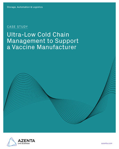 Ultra-Low Cold Chain Management to Support a Vaccine Manufacturer