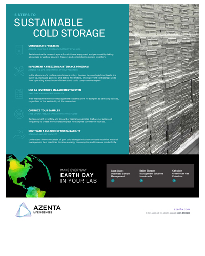 5 Steps to Sustainable Cold Storage