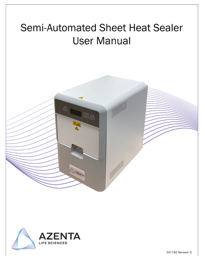 Semi-Automated Sheet Heat Sealer User Manual