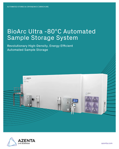 BioArc Ultra -80°C Automated Sample Storage System Brochure