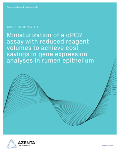 Miniaturization of a qPCR Assay with Reduced Reagent Volumes