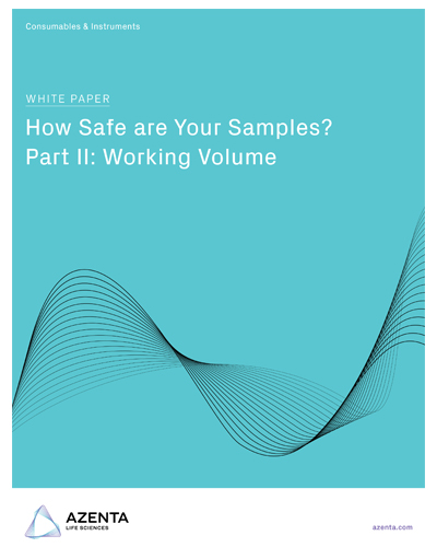 How Safe Are Your Samples? Working Volume