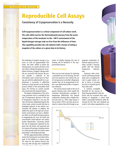 Consistency of Cryopreservation is a Necessity