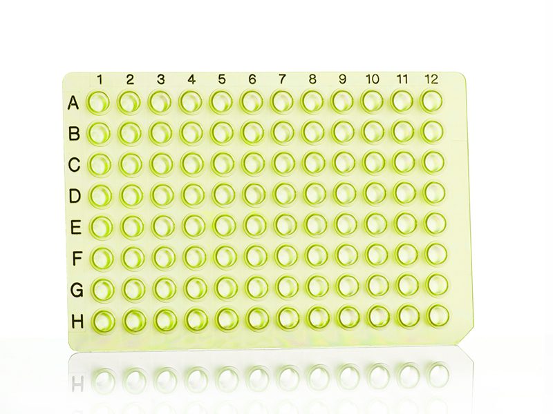 4ti-0750/Y | 96 Well Non-Skirted PCR Plate | Front