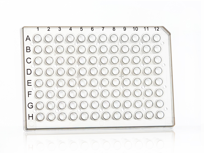 4ti-0760 | 96 Well Semi-Skirted PCR Plate | Front