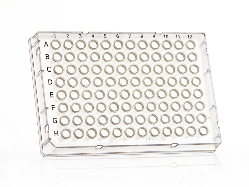 4ti-0970 | FrameStar 96 Well Skirted Optical Bottom PCR Plate | Front