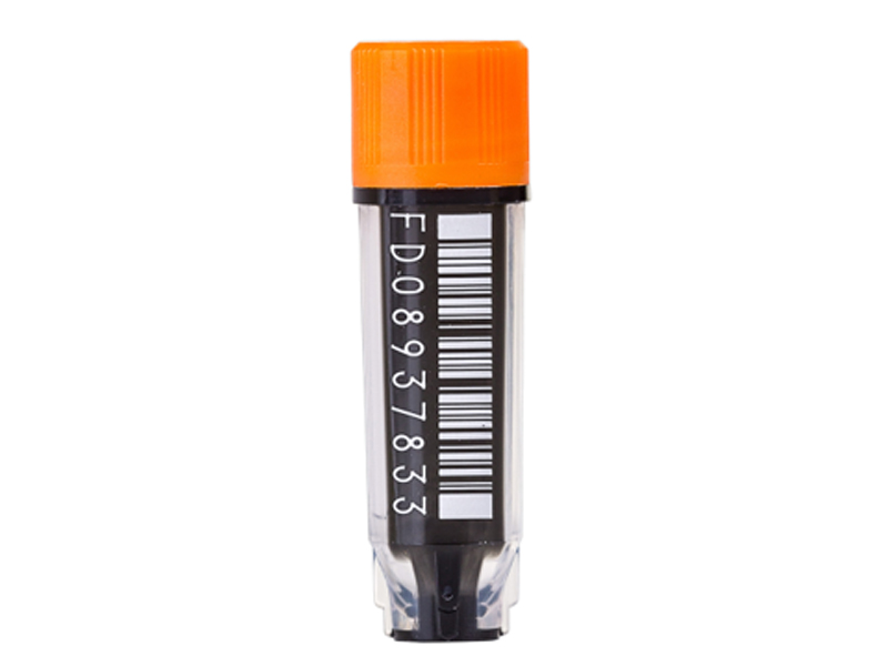 68-0703-10 | 0.5ml Tri-coded Tube, 96-format, External Thread, Capped | Barcode & HRN Detail