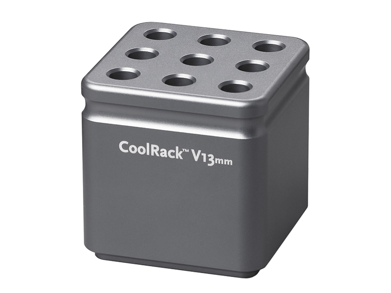 BCS-155 | CoolRack V13 Thermoconductive Tube Rack for 9 13 x 100mm Blood Tubes