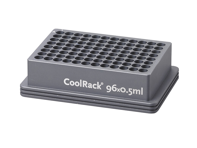 BCS-231 | CoolRack 96x0.5ml Thermoconductive Tube Rack for 96 x 0.5ml Barcoded Tubes