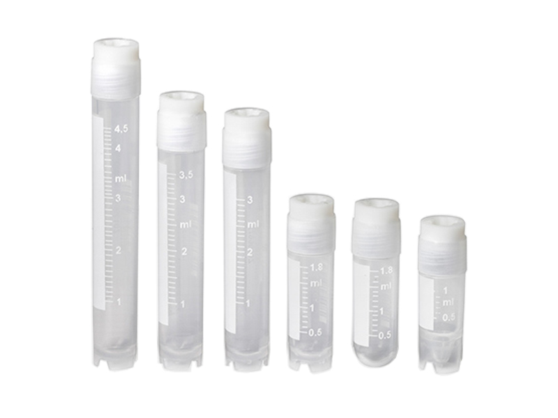 1.0ml-5.0ml 1D-coded Cryo Tubes, External Thread