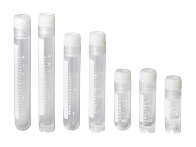 1.0ml-5.0ml 1D-coded Cryo Tubes, Internal Thread