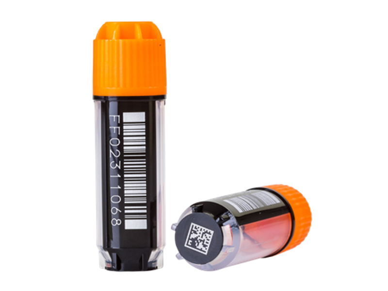 65-7641 | 1.9ml Tri-coded Tube, 48-format, External Thread, Capped | 2D Code, Barcode & HRN Detail