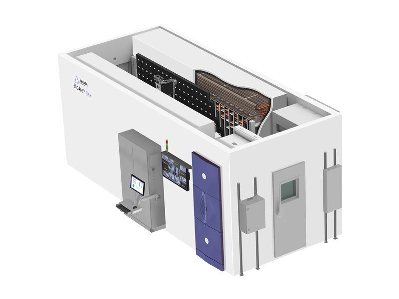 B3-52C-01 | BioArc Flex -80°C Automated Sample Storage System | Cutaway Side