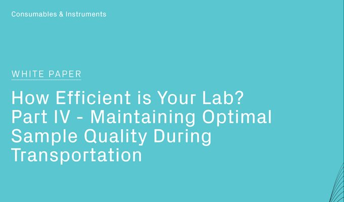 How Efficient Is Your Lab? Sample Quality During Transportation