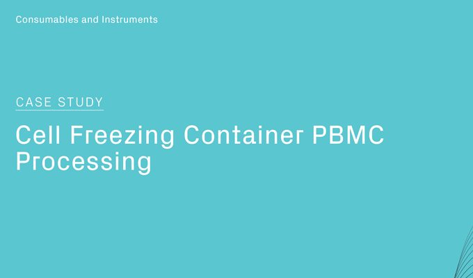 CoolCell Cell Freezing Containers and PBMC Processing