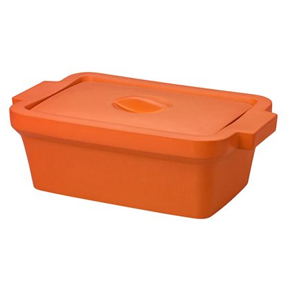 BCS-117OR | TruCool Ice Pan with Lid, Rectangle 4l