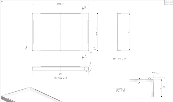 Universal Microplate Lid Technical Drawing