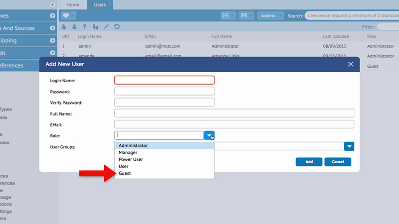 FreezerPro: Permission-Based Access Restriction to Sample Location & Info