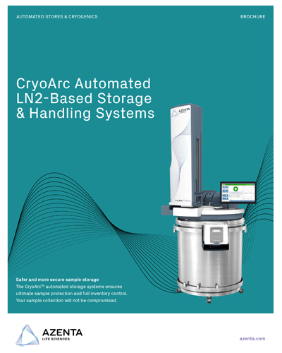 CryoArc Automated LN2-Based Storage & Handling Solutions Flyer