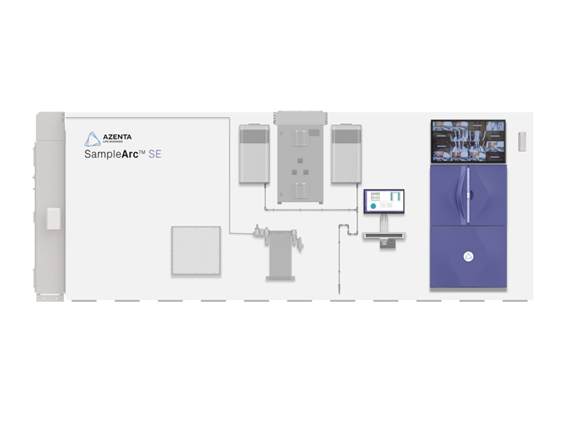 SampleArc SE+2 Ambient to -20°C Automated Sample Storage System | Front