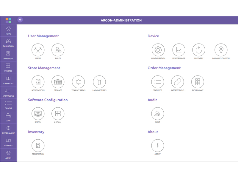 ARCON Store Controller Software Administration